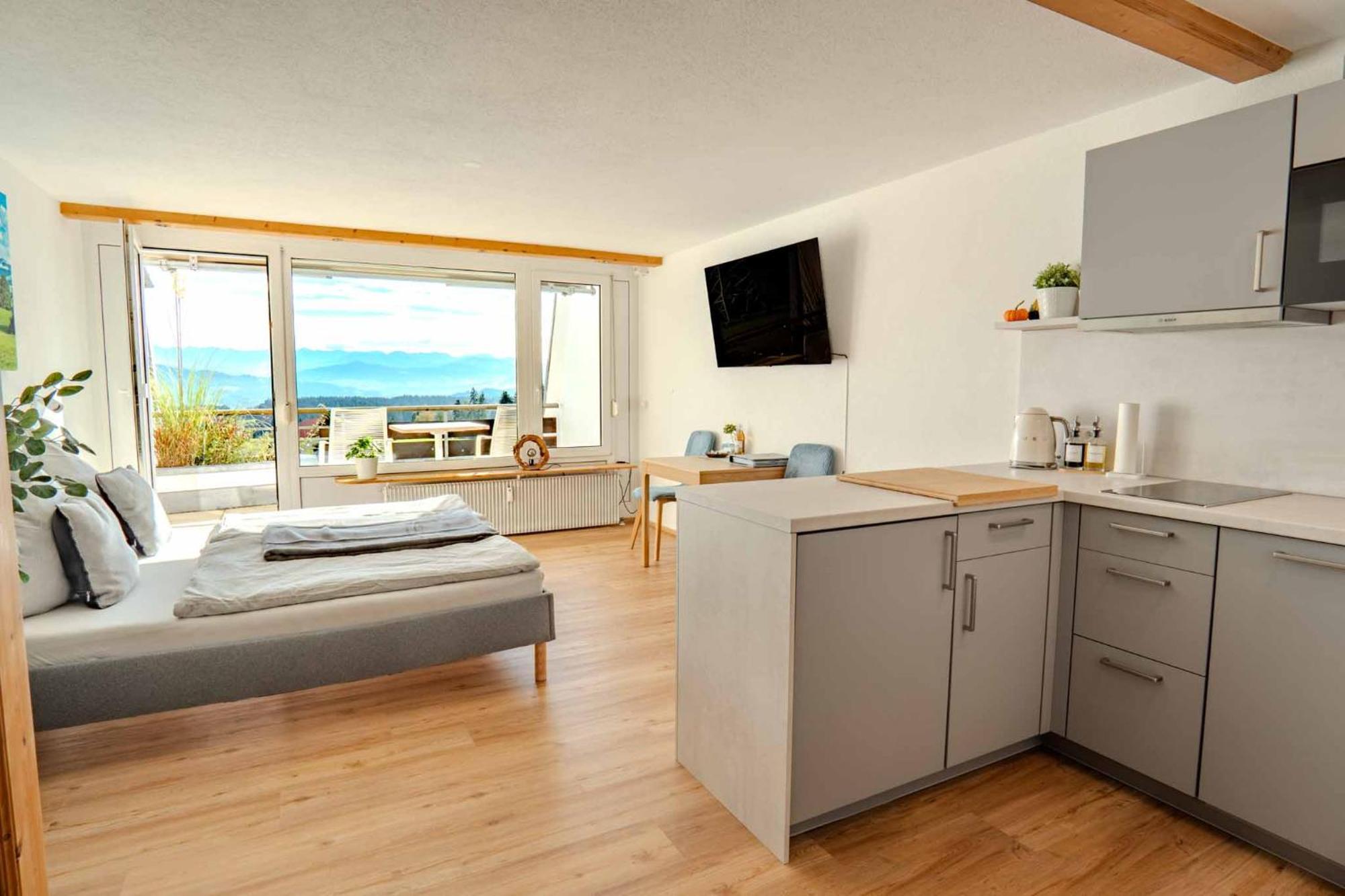 Ferienwohnung Bergwolke Mit Pool & Sauna Шайдег Екстериор снимка